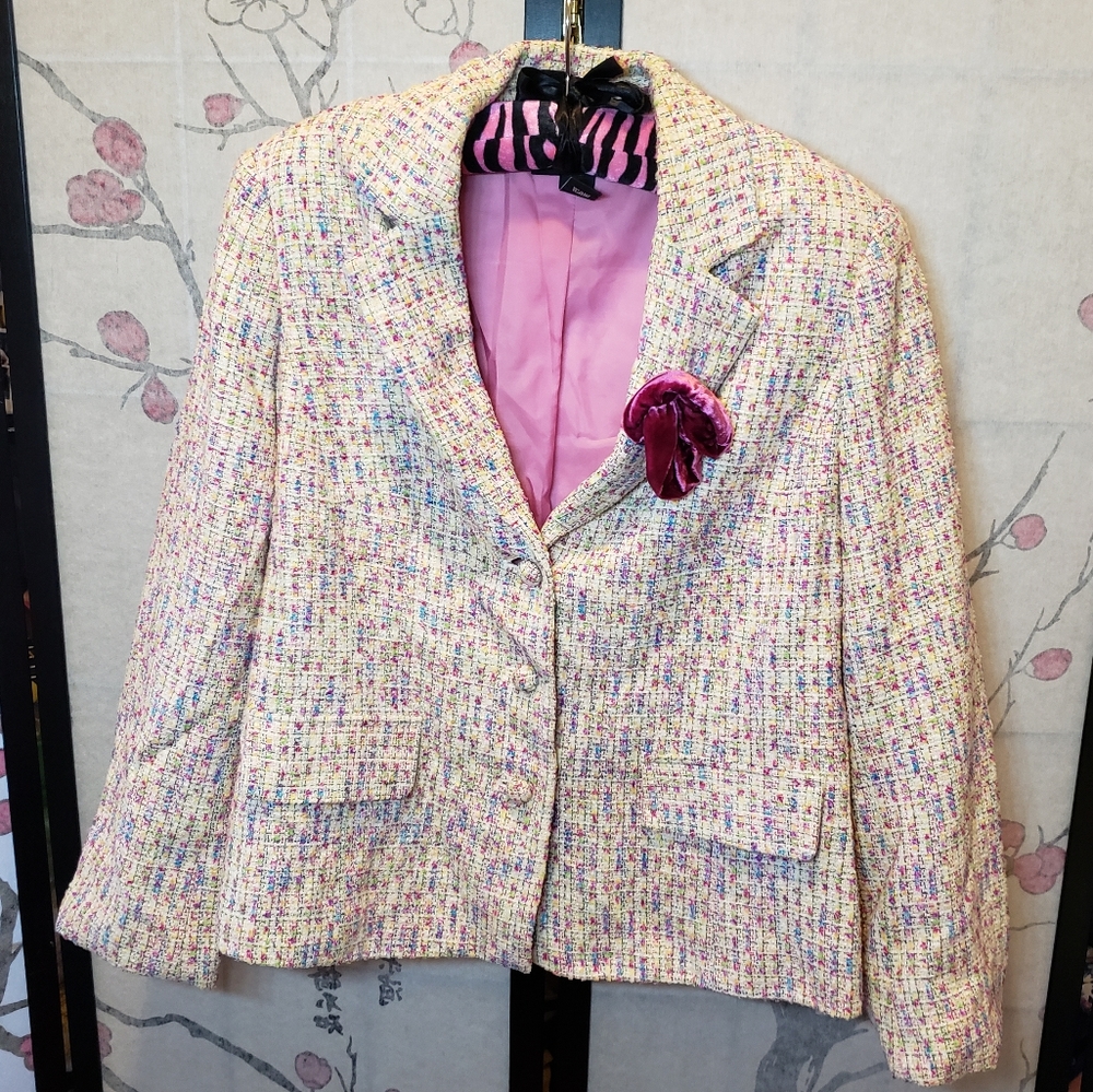 ♻️LANE BRYANT🌈Colorful Blazer💗💐